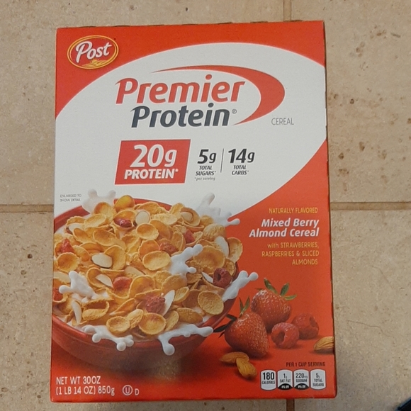 Premier Protein Other - Premier Protein 20g Berry Almond Cereal